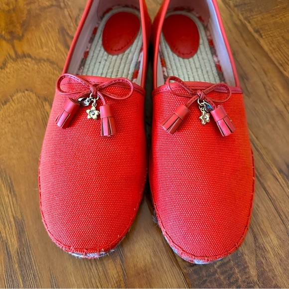 Coach Red Flats with Charm Detail - Picture 3 of 6